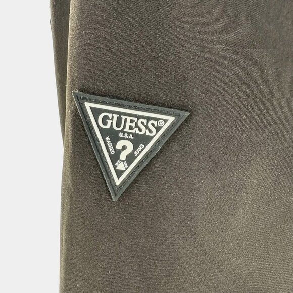 Guess Black Puffer and Softshell Hooded Parka Jacket Women's Size XL - Picture 7 of 10